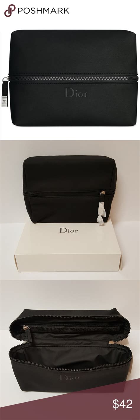 dior trousse pouch black